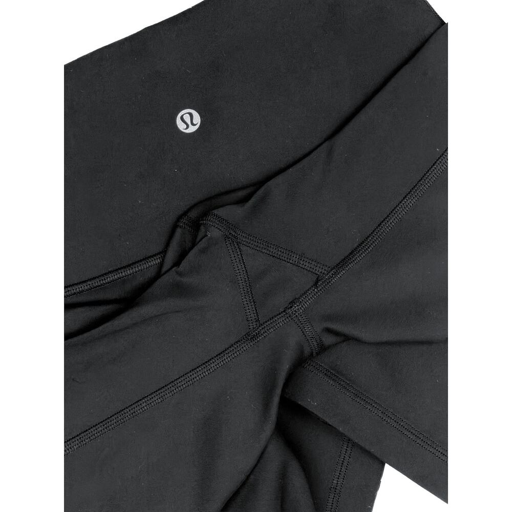 Lululemon Wunder Train Cropped Leggings Womens 4 Black W6BF7S - Picture 7 of 9